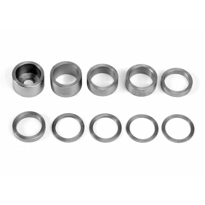 Luxoutils - Jeu de 10 bagues toupie arbre 20 - hauteur 66 mm - kity 626