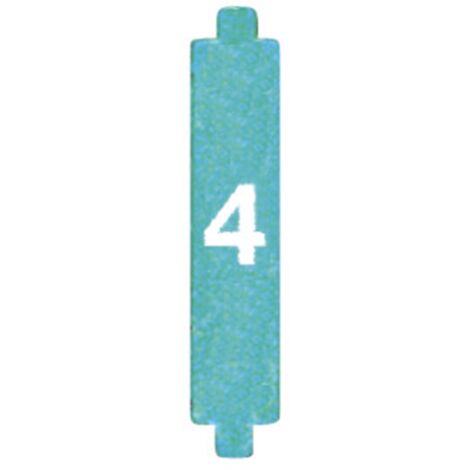 Jeu de 10 cavaliers de configuration pour système BUS avec marquage ''4'' BTICINO 3501/4