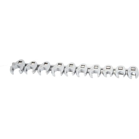 Jeu de 10 clés à œil, tailles métriques de 10 à 22 mm, pour cliquet 3/8 po