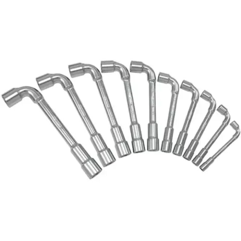 Jeu de 10 clés à pipe débouchées métriques 6 pans KSTOOLS