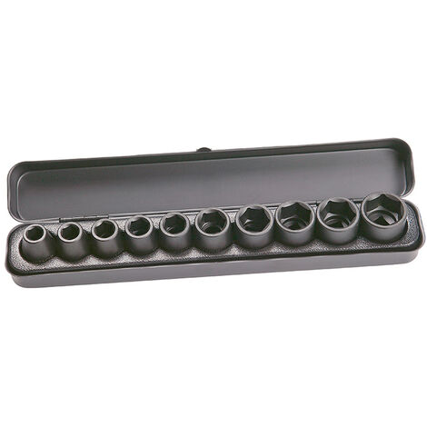 Jeu de 10 douilles à chocs HIKOKI 1/2 - en coffret - 751879