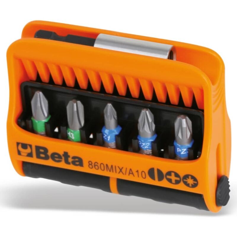 Jeu de tournevis et d'embouts 1/4 beta 860 mix/a10