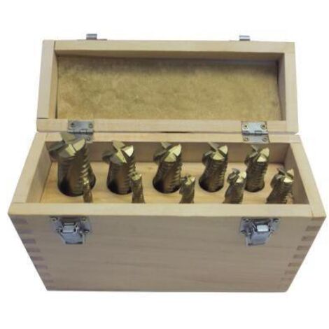 Jeu de 10 fraises 4 coupes pour ebauche HOLZMANN ffs10