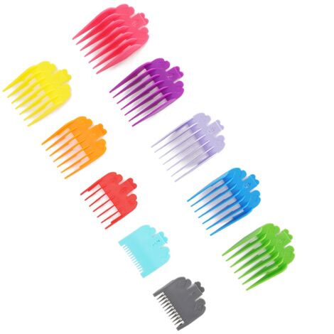 Jeu de 10 guides de coupe pour tondeuse à cheveux - accessoires et pièces détachées coiffure