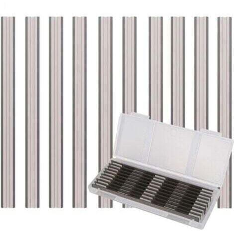 Jeu de 10 lames de raboteuse électrique, 82x5,5x1,1 mm, pour raboteuses Makita, Black & Decker, Bosch, DeWalt et Elu