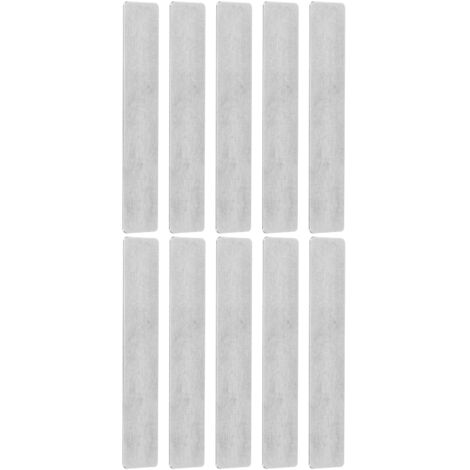 Jeu de 10 plaques de soupape pour compresseur à air, en fonte, forme rectangulaire, pour cylindre 51mm