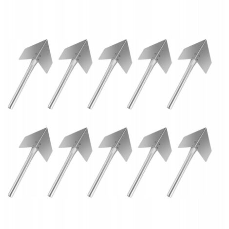Jeu de 10 spatules d'angle avec poignées antidérapantes, Geschikt voor rénovation