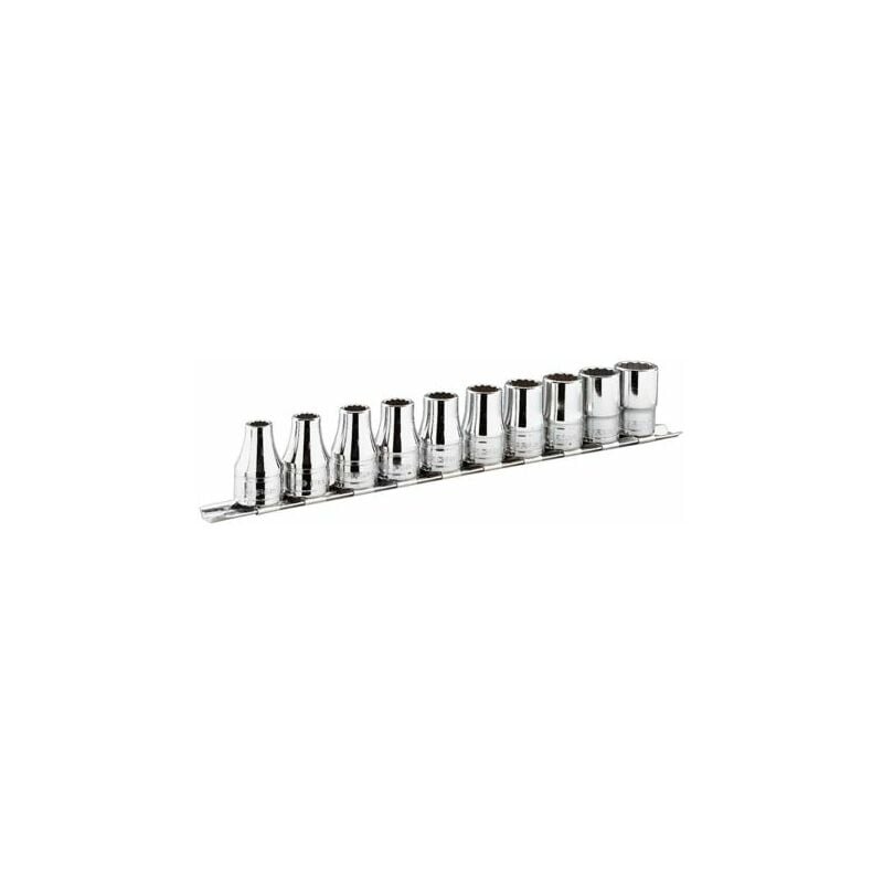 Rail de douilles Facom 1/4'' Carré 11 pièces ( Prix pour 1 )