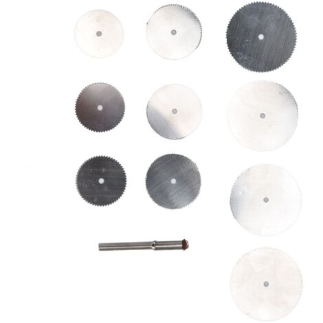 Jeu de 11 lames de coupe robustes et interchangeables pour tubes PVC - Outils de coupe métalliques durables pour plastique