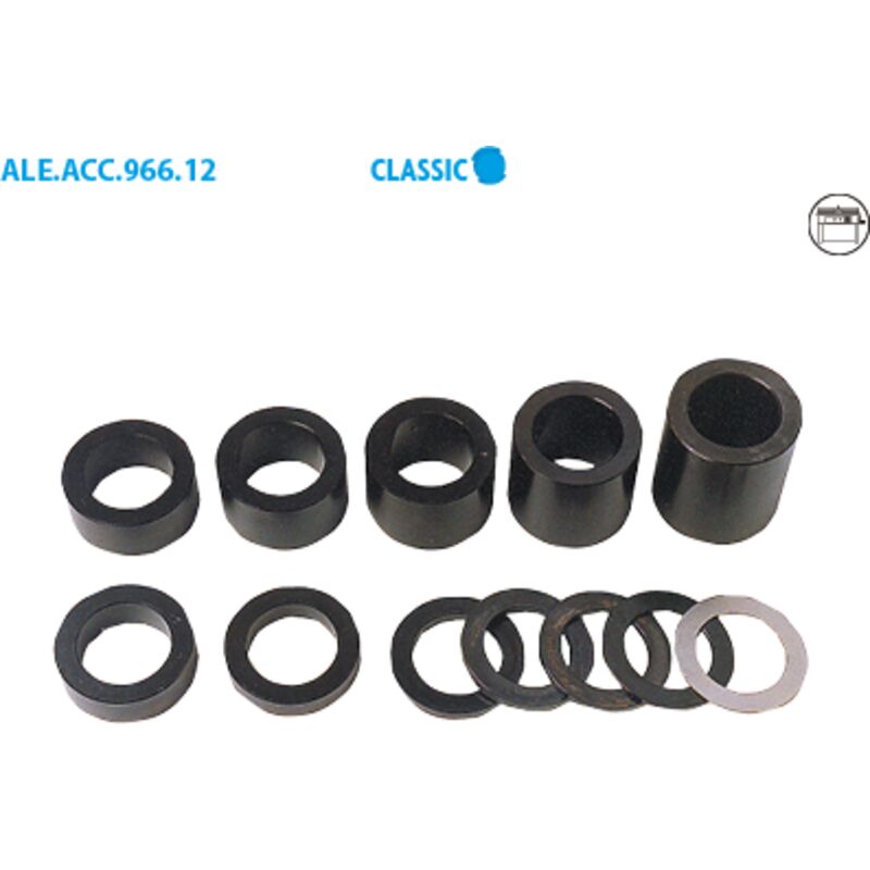Leman - Jeu de 12 bagues de remplissage hauteur 205mm - Toupie 30mm