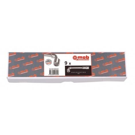 Jeu de 12 clés à pipe 6x6 vrac MOB OUTILLAGE