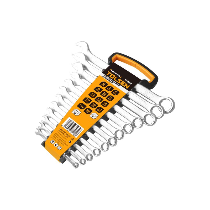 Tolsen - jeu de 12 cle's mixtes ex 15075