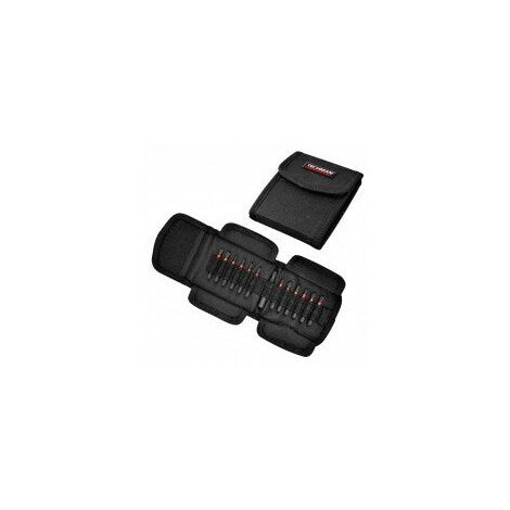 Jeu De 12 Embouts Impact Longs + Porte-embouts Caractéristiques Plat 4 / 6 / Ph1 / Ph2 / Ph3 / Pz1 / Pz2 / Pz3 / T15 / T20 / T25
