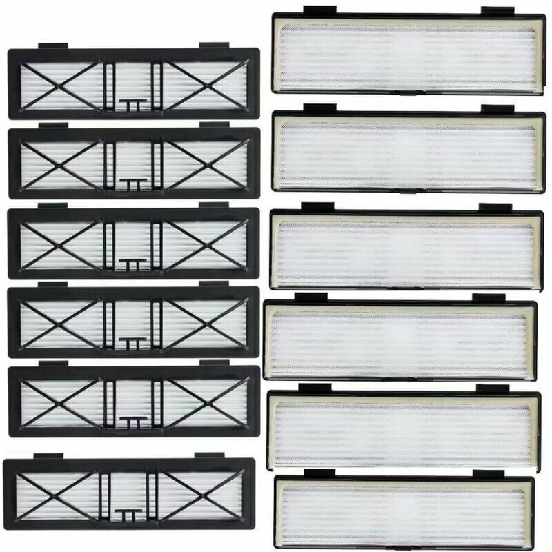 Forehill - Jeu de 12 filtres de connexion pour Neato Botvac, Neato Botvac, série de connexions D75/80/85, avec brosse de nettoyage gratuite