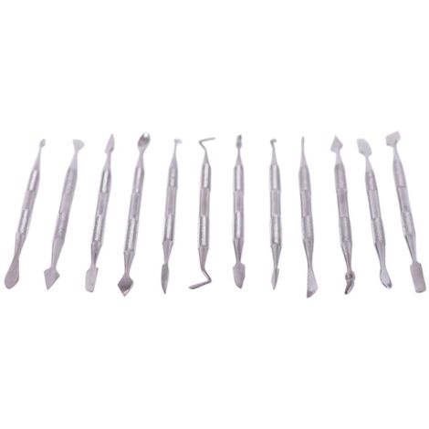 Jeu de 12 spatules - longueur 150 mm. - multirex