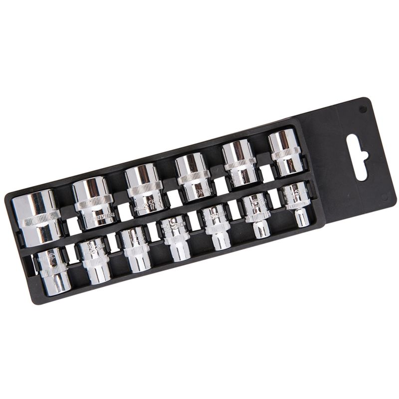 Silverline - jeu de 13 douilles métriques 3/8 6 - 21 mm 868518