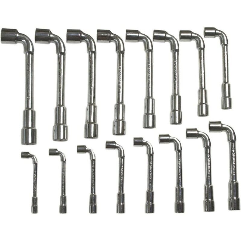 Drakkar Equipement - 16 cles pipes 6/6 cv debouch.8a24 dt drakkar tools - 12278