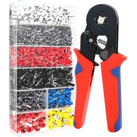 Jeu de 1800 Bornes de Raccordement pour Sections de 0.25-10 mm²
