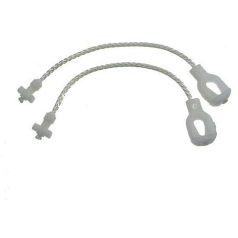 Jeu de 2 cables de porte (32X1853) Accessoires et entretien ARISTON HOTPOINT, BAUMATIC, BELLING, BERNSTEIN, BLANCO, BLOMBERG, BRANDT, BRU, CREDA, CRYSTAL, DE DIETRICH, DIPLOMAT, DOMEOS, ELEKTRA-BREGEN