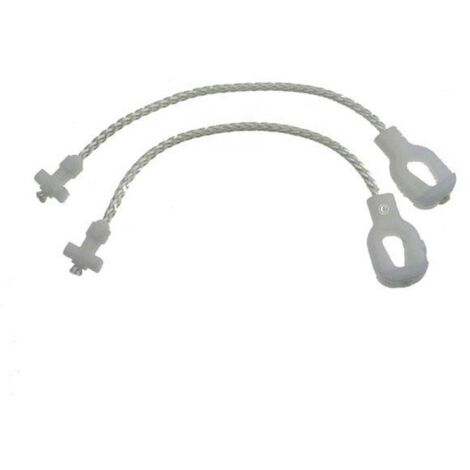 Jeu de 2 cables de porte (32X1853) Accessoires et entretien ARISTON HOTPOINT, BAUMATIC, BELLING, BERNSTEIN, BLANCO, BLOMBERG, BRANDT, BRU, CREDA, CRYSTAL, DE DIETRICH, DIPLOMAT, DOMEOS, ELEKTRA-BREGEN