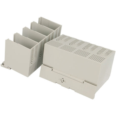 Jeu de 2 cache-bornes de protection longue pour disjoncteur tétrapolaire FD
