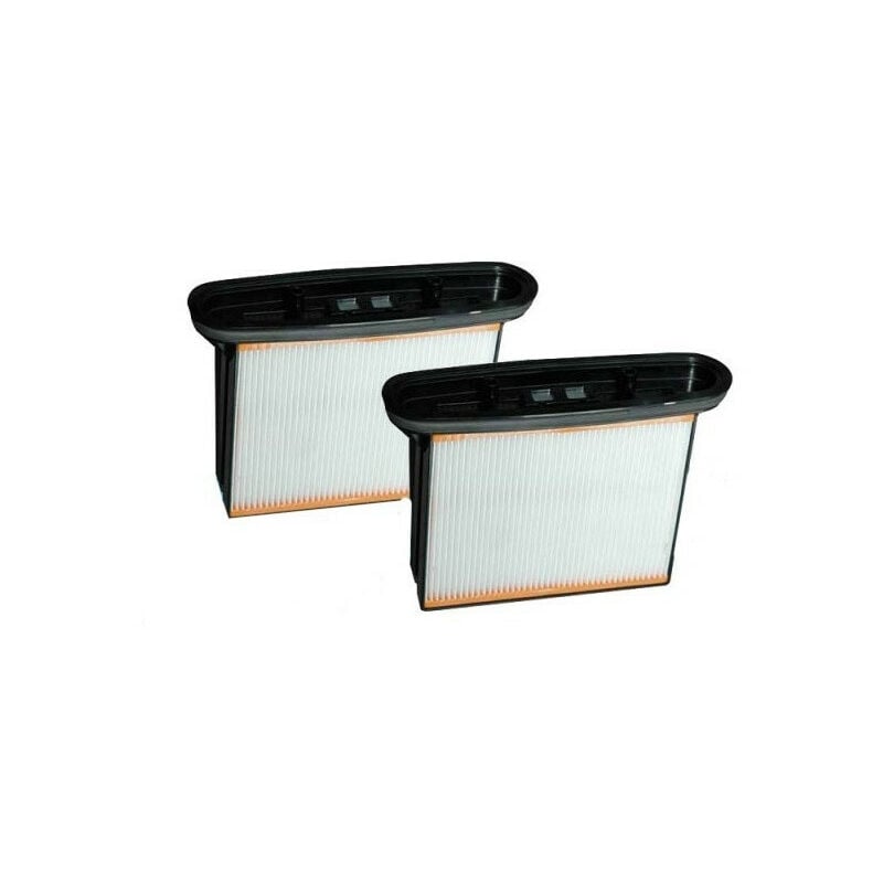 Leman - Jeu de 2 cassettes à filtre plissés classe m 8600 cm2 pour aspirateur ASP255