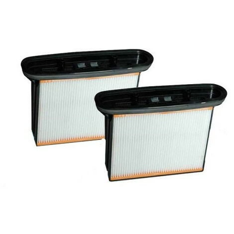 Jeu de 2 cassettes à filtre plissés classe M 8600 cm2 pour aspirateur ASP255 Leman