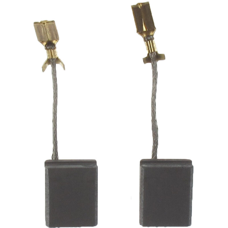 Jeu de 2 charbons adaptable metabo 1899-23. Dimensions 6x12.5x15.5mm.