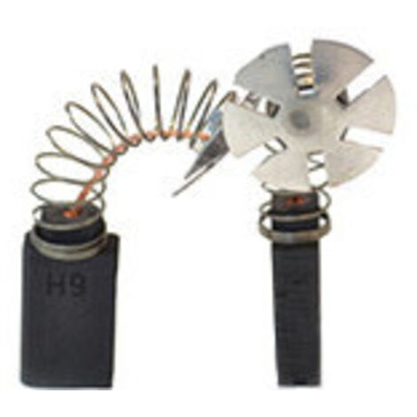 Jeu de 2 charbons adaptable pour AEG - ATLAS COPCO. Dimensions: 8 x 16 x 25mm.
