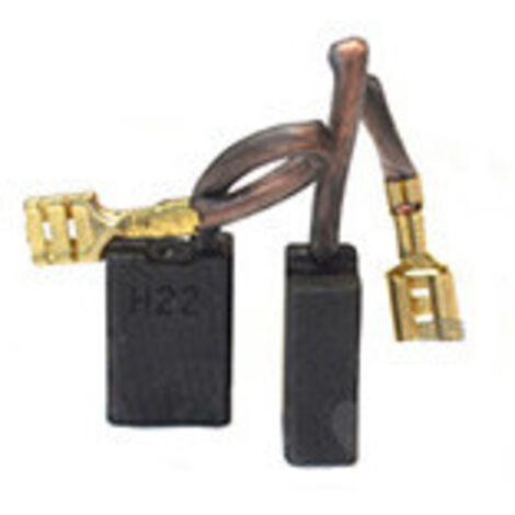 Jeu de 2 charbons adaptable pour AEG - ATLAS COPCO, MILWAUKEE. Dimensions: 8 x 14 x 20mm.