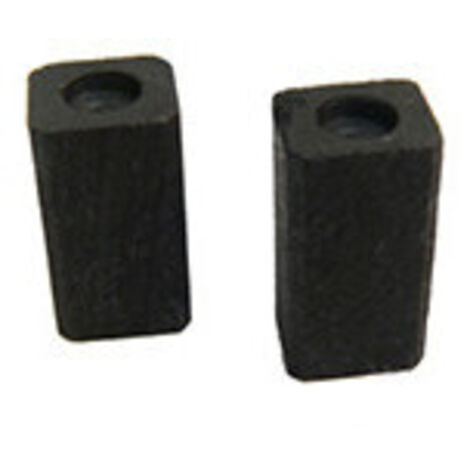 Jeu De 2 Charbons Adaptable Pour Black & Decker, De Walt. Dimensions 6 X 6 X 13mm.
