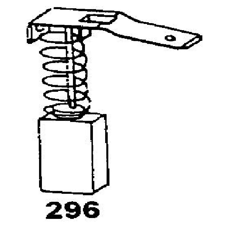 Outdoor Power Sport 5128 Jeu de 2 Charbons pour Black & Decker/De Walt/élu 64 x 64 x 175 mm