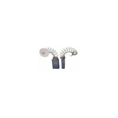 Jeu De 2 Charbons Adaptable Pour Black & Decker, De Walt, Elu. Dimensions: 6.5 X 6.5 X 19mm.