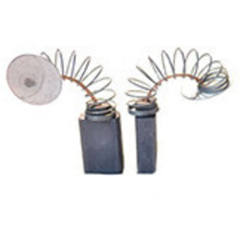 Jeu de 2 charbons adaptable pour BLACK & DECKER, DE WALT, ELU. Dimensions: 6.5 x 6.5 x 19mm.