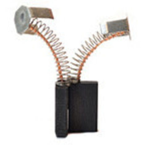 Jeu de 2 charbons adaptable pour BLACK & DECKER. Dimensions:6 x 12 x 20mm.