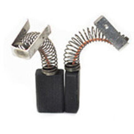 Jeu de 2 charbons adaptable pour BLACK & DECKER. Dimensions:6 x 6 x19mm.