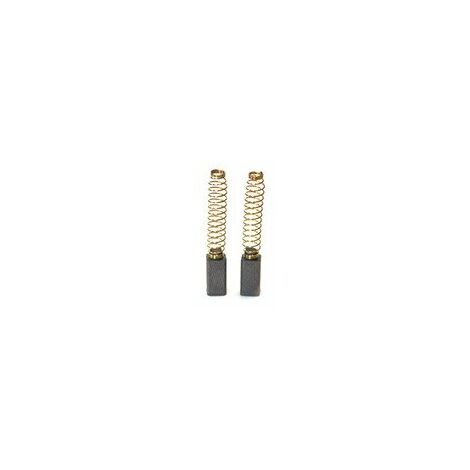 Jeu De 2 Charbons Adaptable Pour Black & Decker. Dimensions:6,3 X 6,3 X 11mm.