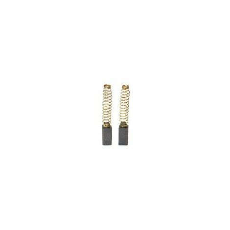Jeu De 2 Charbons Adaptable Pour Black & Decker, Elu. Dimensions 6.3 X 6.3 X 13mm.