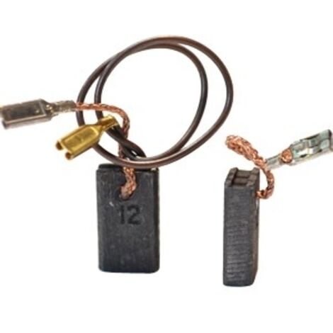 Jeu De 2 Charbons Adaptable Pour Bosch. Dimensions: 5 X 10 X 17mm.