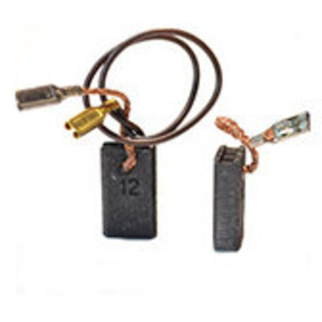 Jeu de 2 charbons adaptable pour BOSCH. Dimensions: 5 x 10 x 17mm.