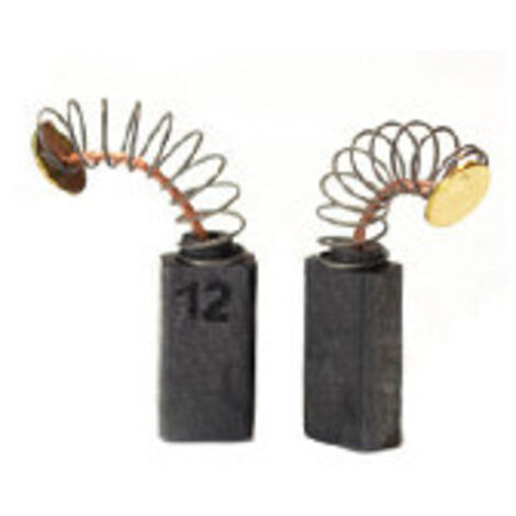 Jeu de 2 charbons adaptable pour BOSCH. Dimensions: 5 x 8 x 15,5mm.