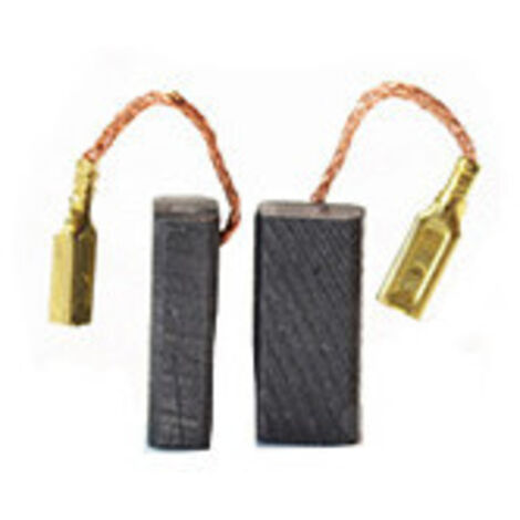 Jeu de 2 charbons adaptable pour BOSCH. Dimensions: 5x8x18mm.