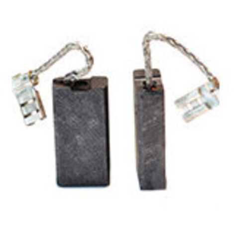 Jeu de 2 charbons adaptable pour BOSCH. Dimensions: 6,3 x 12,5 x 25mm.