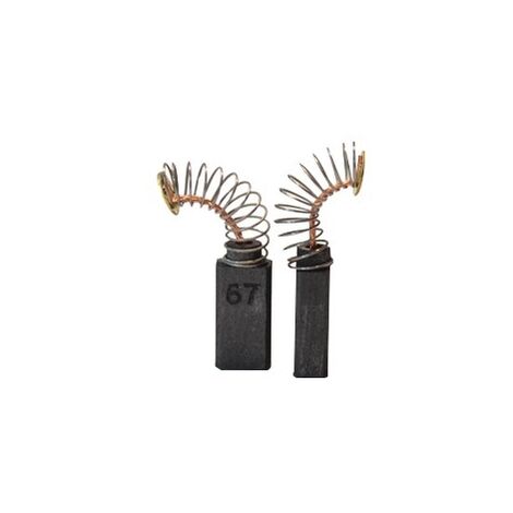 Jeu De 2 Charbons Adaptable Pour Bosch. Dimensions: 6,35 X 6,35 X 14,5mm.