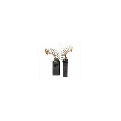 Jeu De 2 Charbons Adaptable Pour Bosch. Dimensions: 6,4x6,4x16mm.