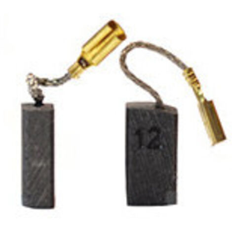 Jeu de 2 charbons adaptable pour BOSCH, HILTI. Dimensions: 5 x 8 x 15,5mm.