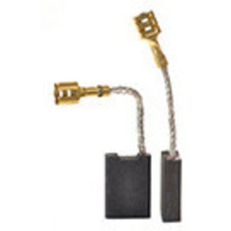 Jeu de 2 charbons adaptable pour BOSCH, HILTI. Dimensions: 6,3x16x22mm.