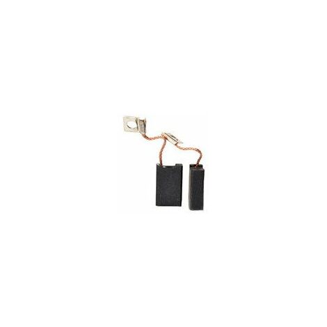 Jeu De 2 Charbons Adaptable Pour Bosch, Spit. Dimensions: 6,4 X 12,5 X 19mm.