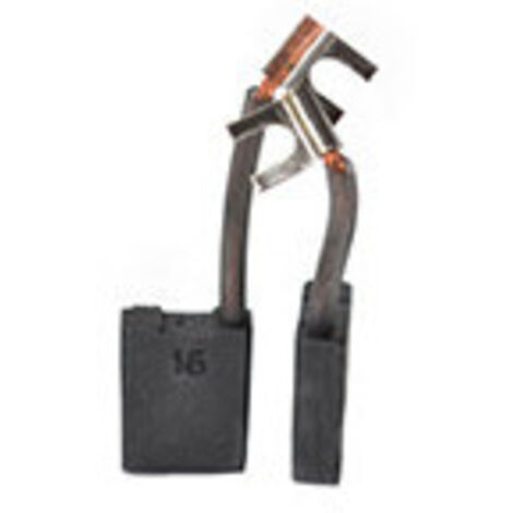 Jeu de 2 charbons adaptable pour DE WALT. Dimensions: 6.3 x 16x20mm.