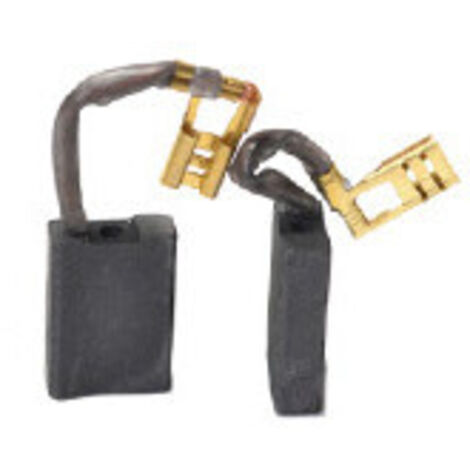 Jeu de 2 charbons adaptable pour DE WALT. Dimensions: 6.3 x 16x23mm.